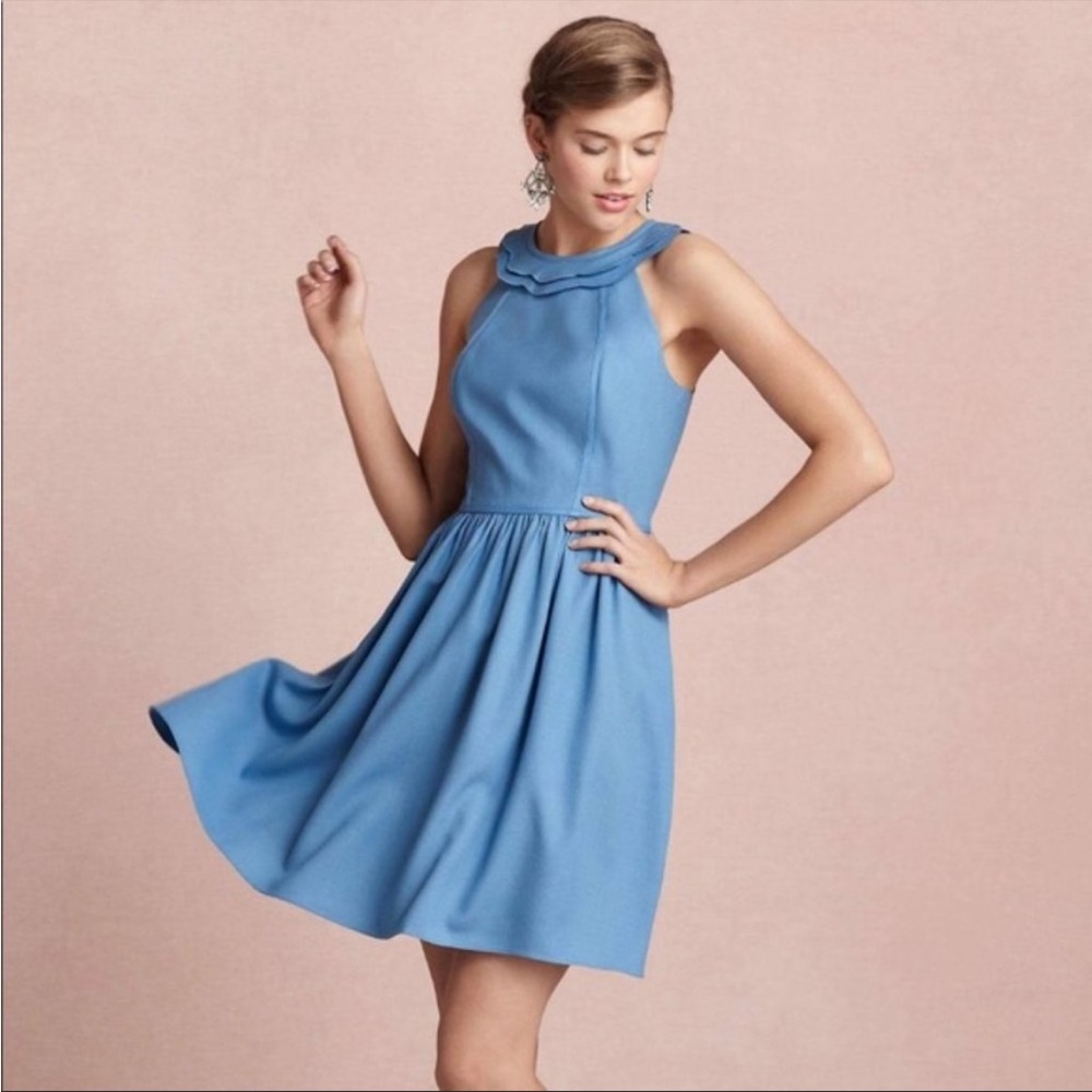 BHLDN  Vintage style high collar dress